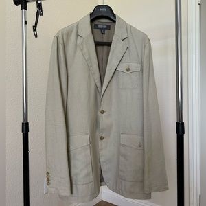 Kenneth Cole Reaction Khaki Colored Jacket
